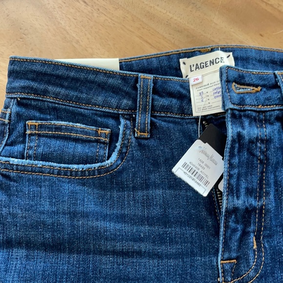 L’AGENCE Paris high rise distressed jeans size 26 - Picture 5 of 5